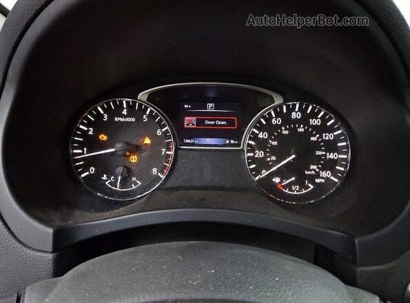 1N4AL3AP5JC197259 2018 NISSAN ALTIMA Красный Вид щитка приборов