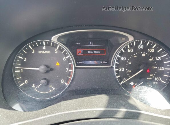1N4AL3AP5JC261283 2018 NISSAN ALTIMA Black Սարքավորումների վահանակի տեսք