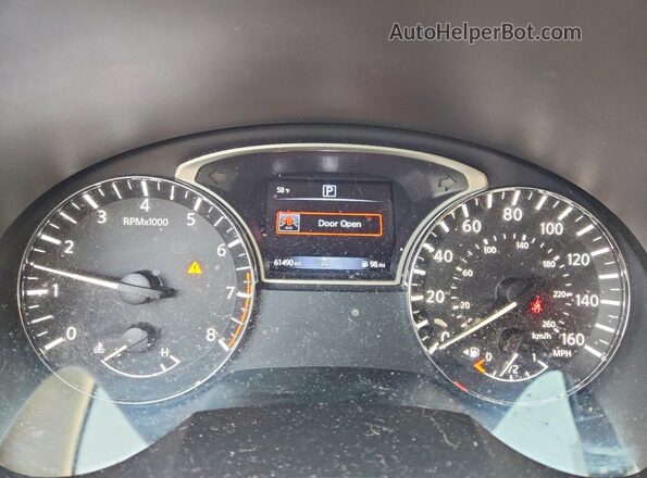 1N4AL3AP5JC271439 2018 NISSAN ALTIMA Silver Вид щитка приладів
