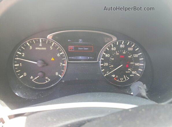 1N4AL3AP5JC472838 2018 NISSAN ALTIMA Серебряный Вид щитка приборов