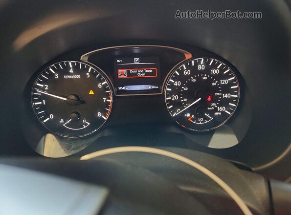 1N4AL3AP6GC278666 2016 NISSAN ALTIMA White Widok zestawu wskaźników