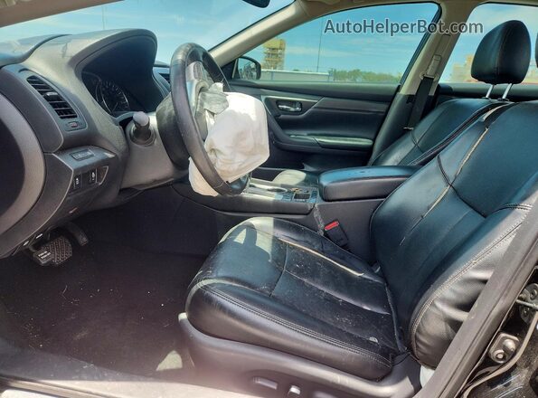 1N4AL3AP6GC294897 2016 NISSAN ALTIMA Black წინა სალონის ხედი