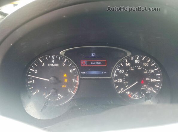 1N4AL3AP6GN374107 2016 NISSAN ALTIMA White Вид щитка приладів