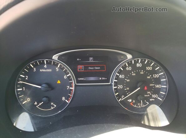 1N4AL3AP6GN377640 2016 NISSAN ALTIMA Gray Widok zestawu wskaźników