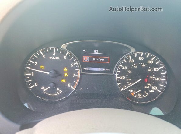 1N4AL3AP6HC130597 2017 NISSAN ALTIMA Белый Вид щитка приборов