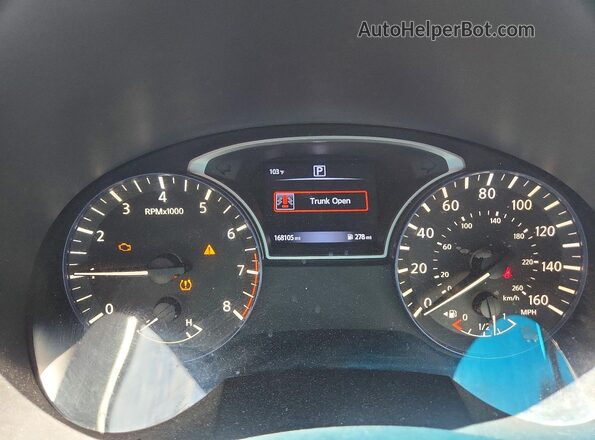 1N4AL3AP6HC135086 2017 NISSAN ALTIMA Серый Вид щитка приборов