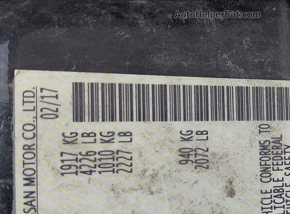1N4AL3AP6HC202592 2017 NISSAN ALTIMA Black Widok komory silnika