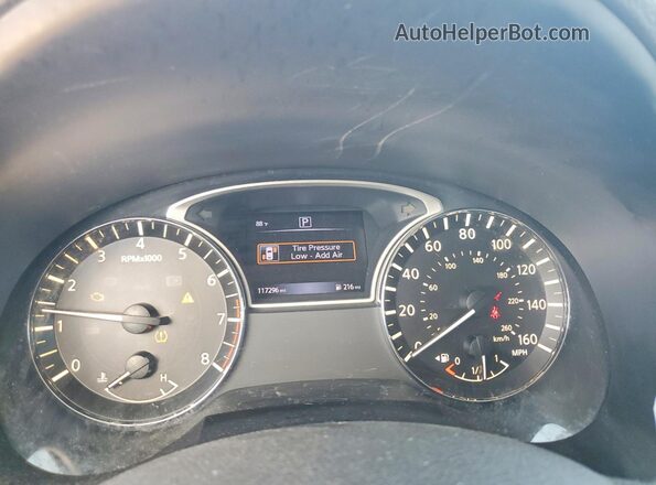 1N4AL3AP6HC225726 2017 NISSAN ALTIMA Black ხელსაწყოთა პანელის ხედი