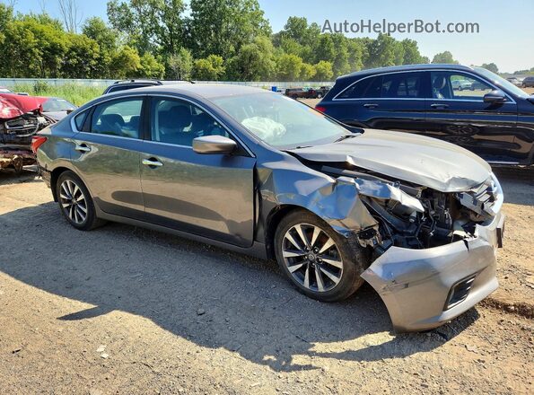 1N4AL3AP6HC238752 2017 NISSAN ALTIMA Серебряный Передняя правая четверть