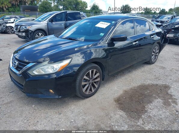 1N4AL3AP6HC292472 2017 NISSAN ALTIMA Черный Передняя левая четверть