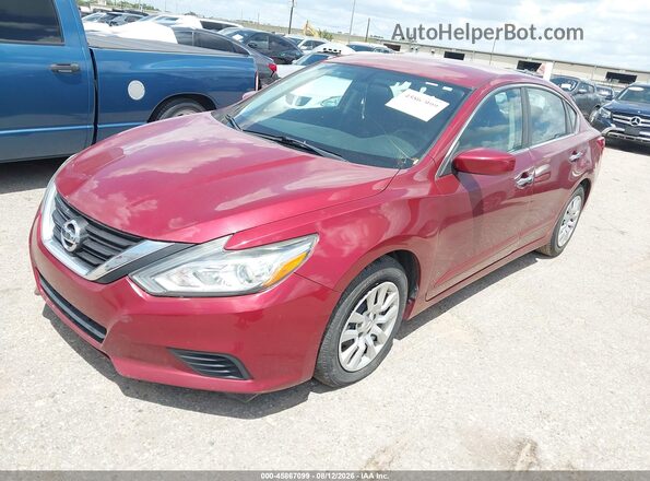 1N4AL3AP6HN319030 2017 NISSAN ALTIMA Burgundy Առջևի ձախ երեք քառորդ տեսարան
