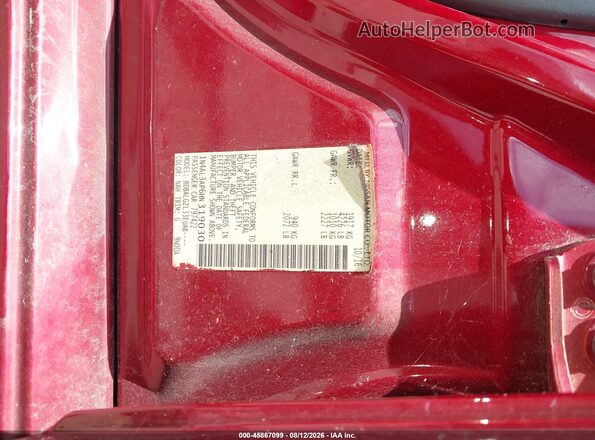 1N4AL3AP6HN319030 2017 NISSAN ALTIMA Burgundy Շարժիչի բաժամունքի տեսք
