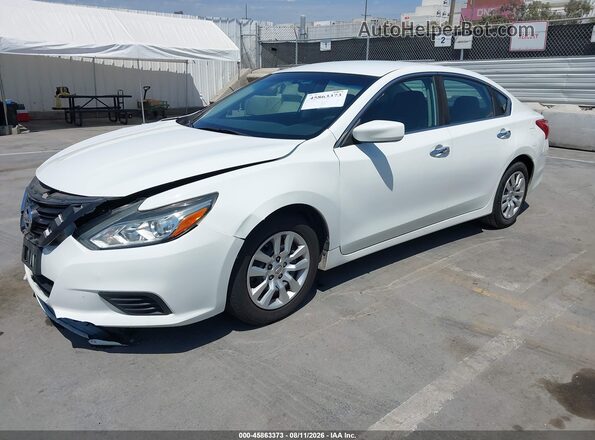 1N4AL3AP6HN354487 2017 NISSAN ALTIMA White Առջևի ձախ երեք քառորդ տեսարան