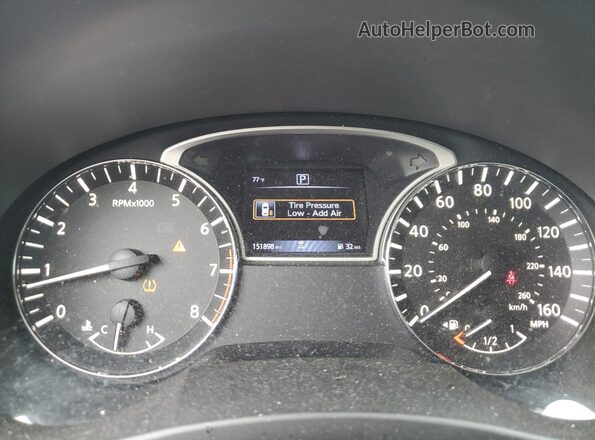 1N4AL3AP6JC103356 2018 NISSAN ALTIMA Red Vista del cuadro de instrumentos