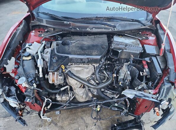 1N4AL3AP6JC105222 2018 NISSAN ALTIMA Red Սալոնի հետևի տեսք