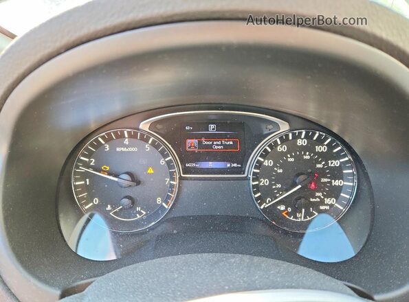1N4AL3AP6JC120075 2018 NISSAN ALTIMA Black ხელსაწყოთა პანელის ხედი