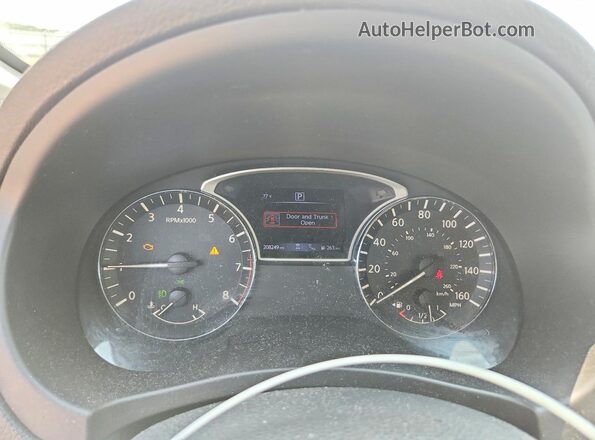 1N4AL3AP6JC146661 2018 NISSAN ALTIMA Silver Вид щитка приладів
