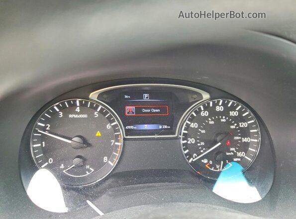 1N4AL3AP6JC147728 2018 NISSAN ALTIMA Silver Instrument cluster view