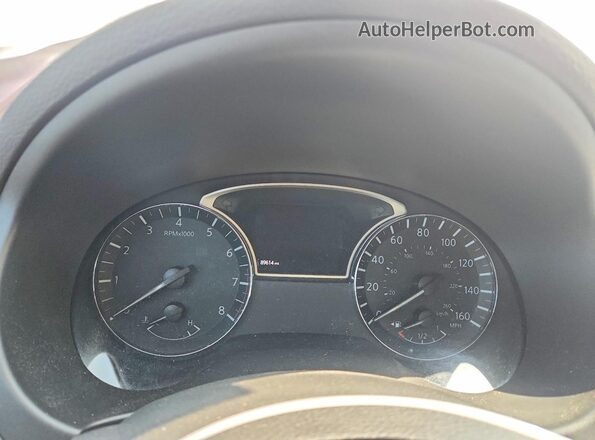 1N4AL3AP6JC241432 2018 NISSAN ALTIMA Серебряный Вид щитка приборов