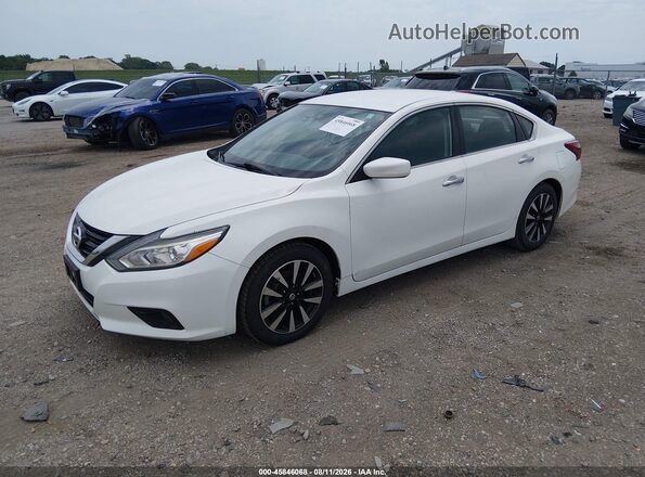 1N4AL3AP6JC248705 2018 NISSAN ALTIMA White Առջևի ձախ երեք քառորդ տեսարան