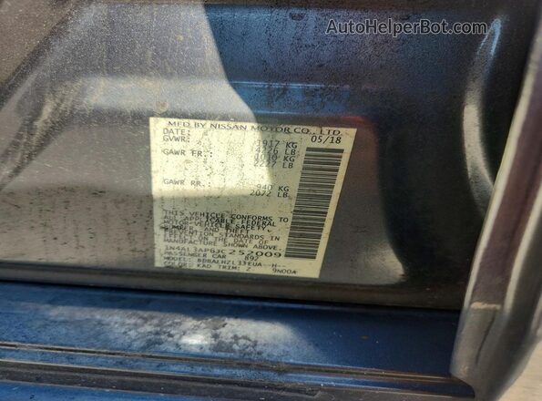 1N4AL3AP6JC252009 2018 NISSAN ALTIMA Серый Вид подкапотного пространства