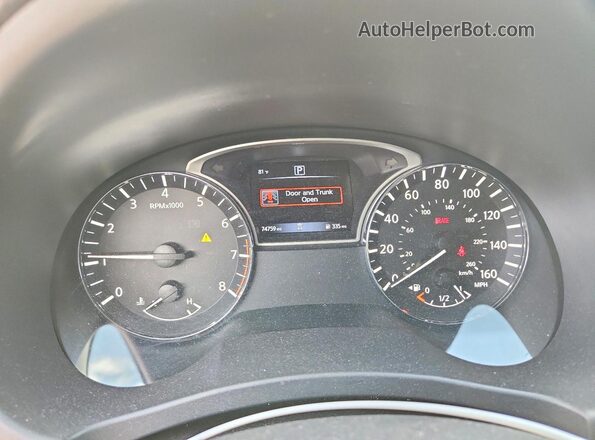 1N4AL3AP6JC258568 2018 NISSAN ALTIMA White Vista del cuadro de instrumentos