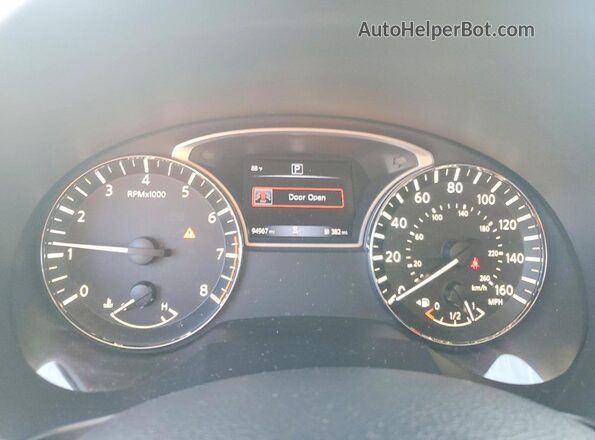 1N4AL3AP6JC262250 2018 NISSAN ALTIMA Silver Instrument cluster view