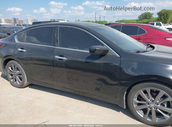 1N4AL3AP6JC280389 2018 NISSAN ALTIMA Black Widok wnętrza z tyłu