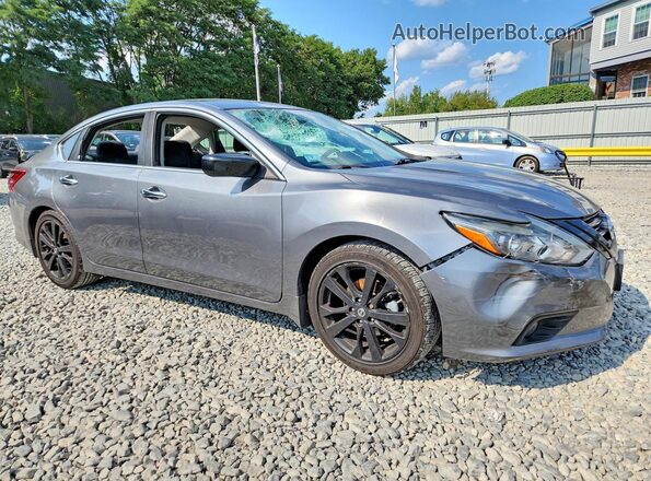1N4AL3AP6JC295801 2018 NISSAN ALTIMA Серый Передняя правая четверть