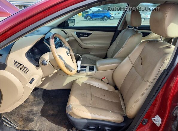 1N4AL3AP7GC165664 2016 NISSAN ALTIMA Maroon Вид салону спереду