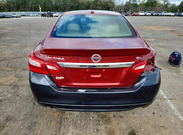 1N4AL3AP7GC165664 2016 NISSAN ALTIMA Maroon Вид ззаду
