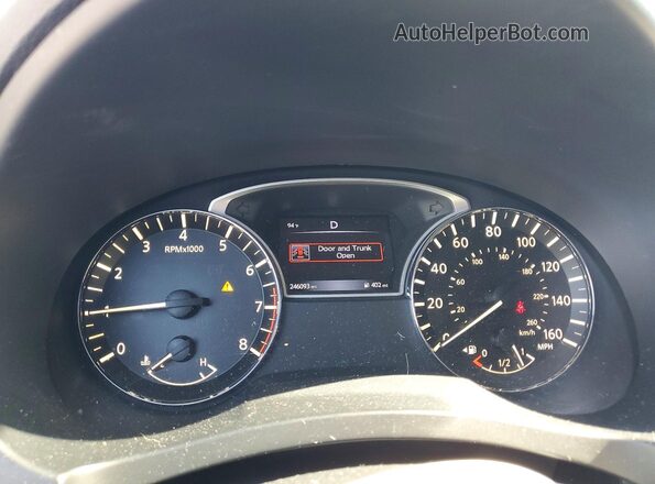 1N4AL3AP7GC182593 2016 NISSAN ALTIMA Black Widok zestawu wskaźników