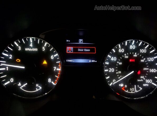 1N4AL3AP7GC255414 2016 NISSAN ALTIMA Gray Vista del cuadro de instrumentos