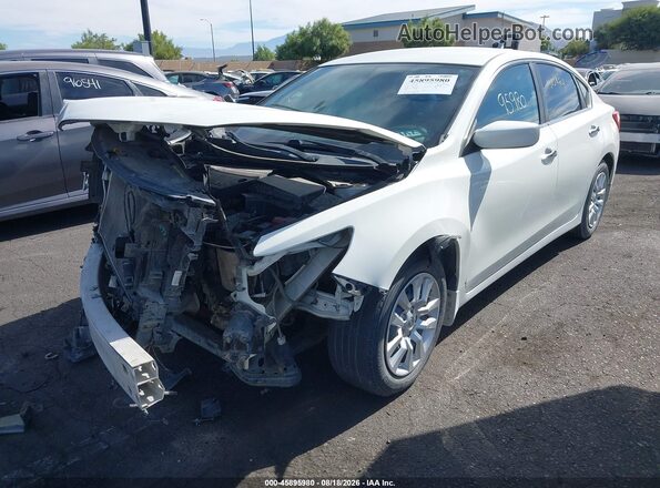 1N4AL3AP7GC283701 2016 NISSAN ALTIMA Белый Передняя левая четверть