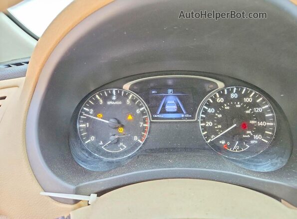 1N4AL3AP7GN308178 2016 NISSAN ALTIMA Burgundy ხელსაწყოთა პანელის ხედი