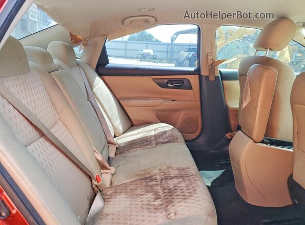 1N4AL3AP7GN308178 2016 NISSAN ALTIMA Burgundy უკანა სავარძლების ხედი