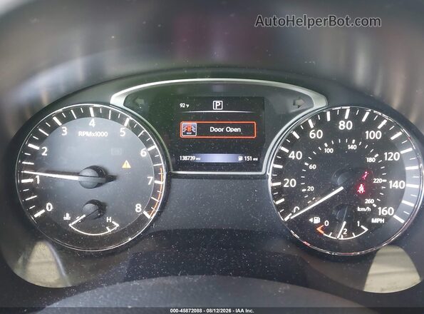 1N4AL3AP7GN380787 2016 NISSAN ALTIMA Серебряный Вид задних сидений