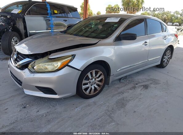 1N4AL3AP7GN380787 2016 NISSAN ALTIMA Серебряный Передняя левая четверть