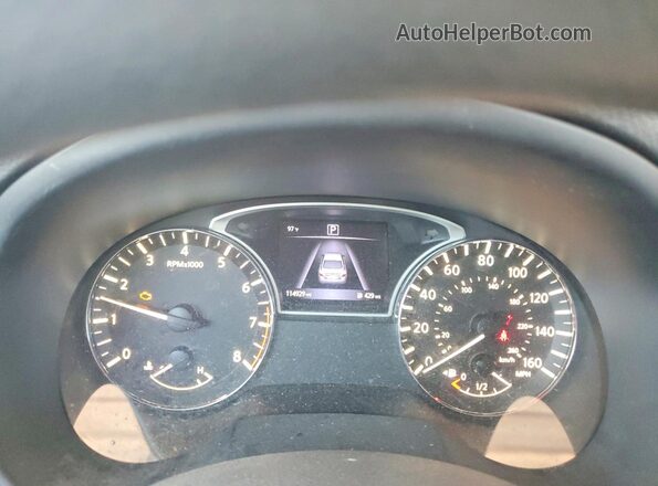 1N4AL3AP7GN393040 2016 NISSAN ALTIMA Gray ხელსაწყოთა პანელის ხედი