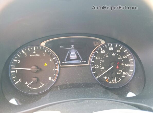 1N4AL3AP7HC121889 2017 NISSAN ALTIMA Black ხელსაწყოთა პანელის ხედი