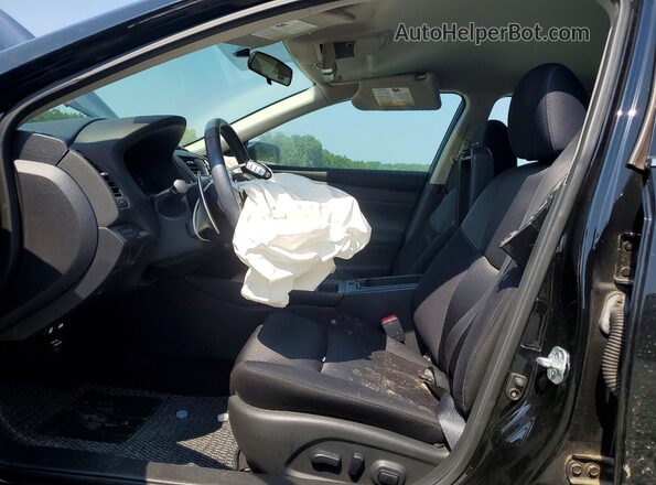 1N4AL3AP7HC121889 2017 NISSAN ALTIMA Black წინა სალონის ხედი