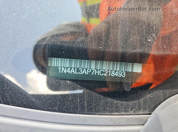 1N4AL3AP7HC218493 2017 NISSAN ALTIMA Black Vista del compartimento del motor