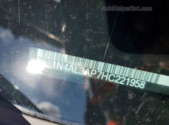 1N4AL3AP7HC221958 2017 NISSAN ALTIMA Black Շարժիչի բաժամունքի տեսք