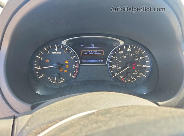 1N4AL3AP7HC296210 2017 NISSAN ALTIMA Black Vista del cuadro de instrumentos