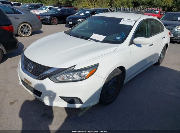 1N4AL3AP7HN306237 2017 NISSAN ALTIMA White Առջևի ձախ երեք քառորդ տեսարան