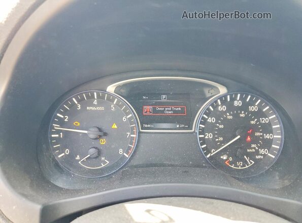 1N4AL3AP7HN320753 2017 NISSAN ALTIMA Белый Вид щитка приборов