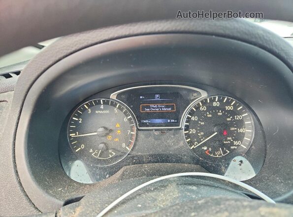 1N4AL3AP7HN346446 2017 NISSAN ALTIMA Серебряный Вид щитка приборов