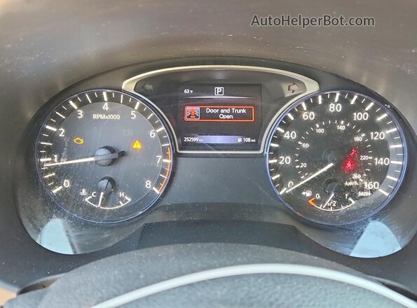 1N4AL3AP7HN351582 2017 NISSAN ALTIMA Silver Widok zestawu wskaźników