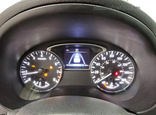 1N4AL3AP7HN358662 2017 NISSAN ALTIMA Black Instrument cluster view