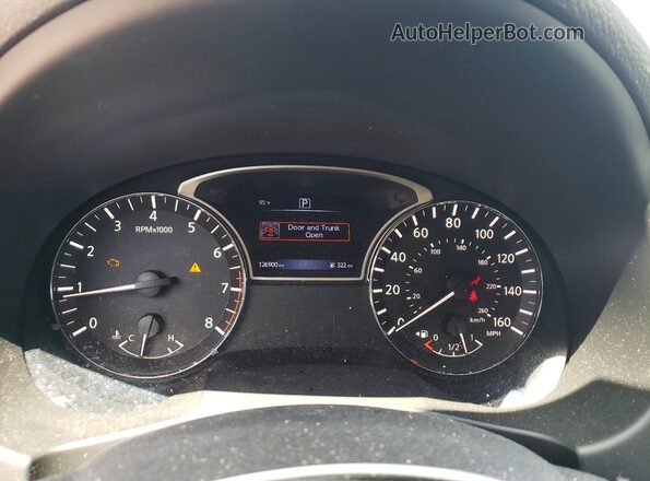 1N4AL3AP7HN365059 2017 NISSAN ALTIMA Silver Вид щитка приладів